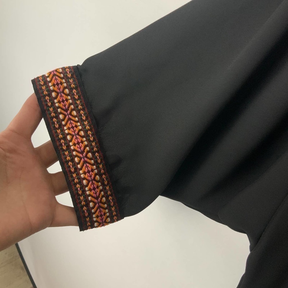 LULAROE Shirley Black Kimono Size S - Picture 6 of 7